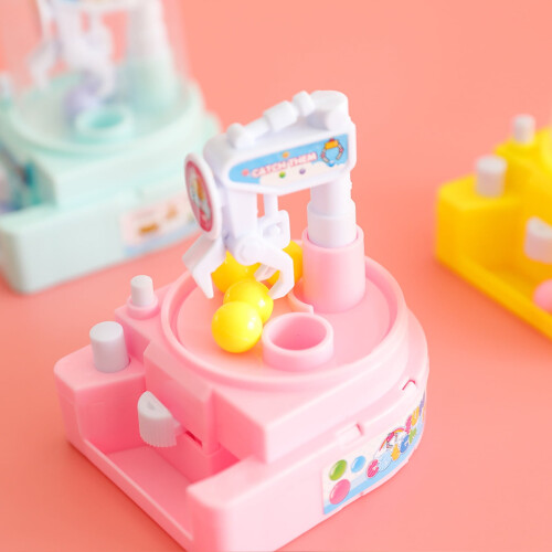 Mini-klo-leksaksmaskin – Macaronfärgad skrivbordsgrabb 2