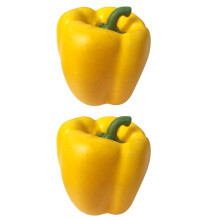2 Pcs Artificial Bell Pepper Props – Realistic Foam Decor