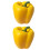 2 Pcs Artificial Bell Pepper Props – Realistic Foam Decor 1