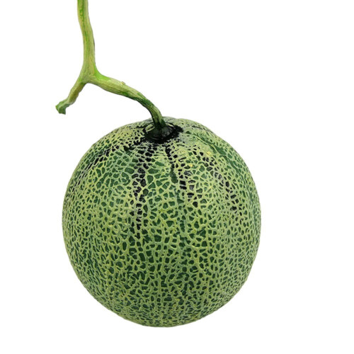 Fructe decorative artificiale cu pepene galben Hami, 16x16cm