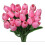 Kunstige tulipaner mørkelyserøde 33 cm 20 stk. 1