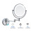 Smart Sensor LED Lighted Makeup Mirror 10X Magnification Double Sided Wall Mounted Vanity Mirror Silver USB Powered 3