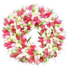 Artificial Tulip Wreath Spring Wedding Decoration