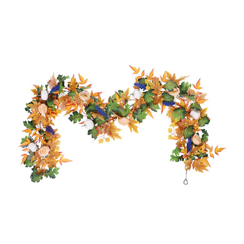Halloween pumpkin vine decoration 78.8 inches 1