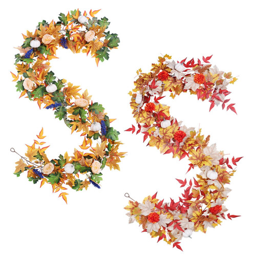 Halloween pumpkin vine decoration 78.8 inches 2
