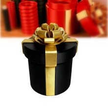 Prank Gift Box Funny Reusable Puzzle Money Gift for Adults Black Annoying Nested Screw Cash Box