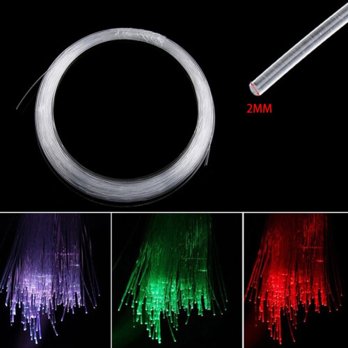 PMMA sidolysande optisk fiberkabel 2 mm 1 m 1