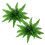 1 pacote de samambaia artificial verde, leve e impermeável, com aparência realista, 22 polegadas (56 cm), ideal para uso *2 unidades 4