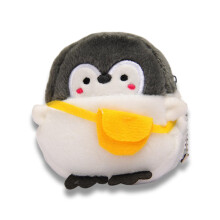 Penguin Coin Purse Cute Plush Wallet with Zipper Small Kawaii Animal Pouch for Women and Girls