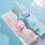 Blue Smoke Bubble Machine with Colorful Elastic Magic Bubble Wand for Parties 2