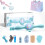 Blue Smoke Bubble Machine with Colorful Elastic Magic Bubble Wand for Parties 1