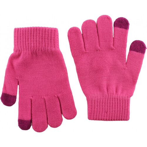 (Pink) Bertie & Bo Kids Touchscreen Gloves