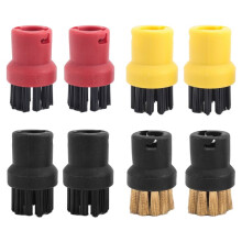 8Pcs Nylon + Brass Wire Brush, Steam Cleaning Nozzles for SC1 SC2 SC3 SC4 SC5 SC7 CTK1 Steam Cleaner