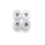 Clear Fingerboard Wheels with Bearings 8pcs Transparent Mini Skateboard Replacement Set 2