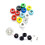 Clear Fingerboard Wheels with Bearings 8pcs Transparent Mini Skateboard Replacement Set 5