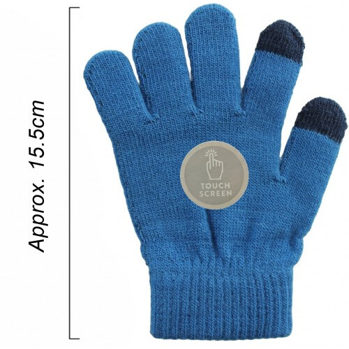 (Pink) Bertie & Bo Kids Touchscreen Gloves 2