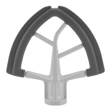 Flex- Paddle Attachment for  4.5-5 QT Tilt- Stand Mixer Replacement Silicone Beater Bowl Scraper Blade