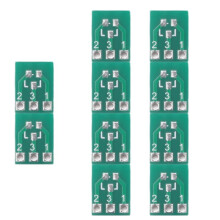 10Pcs SOT23 SOT23-3 Turn SIP3 Double-Side SMD Turn DIP SIP3 Adapter Converter Plate SOT SIP IC Socket PCB Board DIY Kit