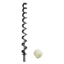 Coclea di Alimentazione nel Ferro da 43 Cm con Boccola per L'Alimentazione di Forni un Pellet per Esterni Accessori per Viti un Coclea con Accenditore