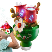 Bubble Machine with Colorful Lights for Parties, Continuous Bubbles, Indoor Outdoor Kids Use