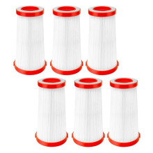 6 Stuks Vervangingsfilters voor Mijtenverwijdering voor Mijia 2 PRO E401CN, Vervangingsonderdelen voor Mijtenverwijdering, HEPA-Filter