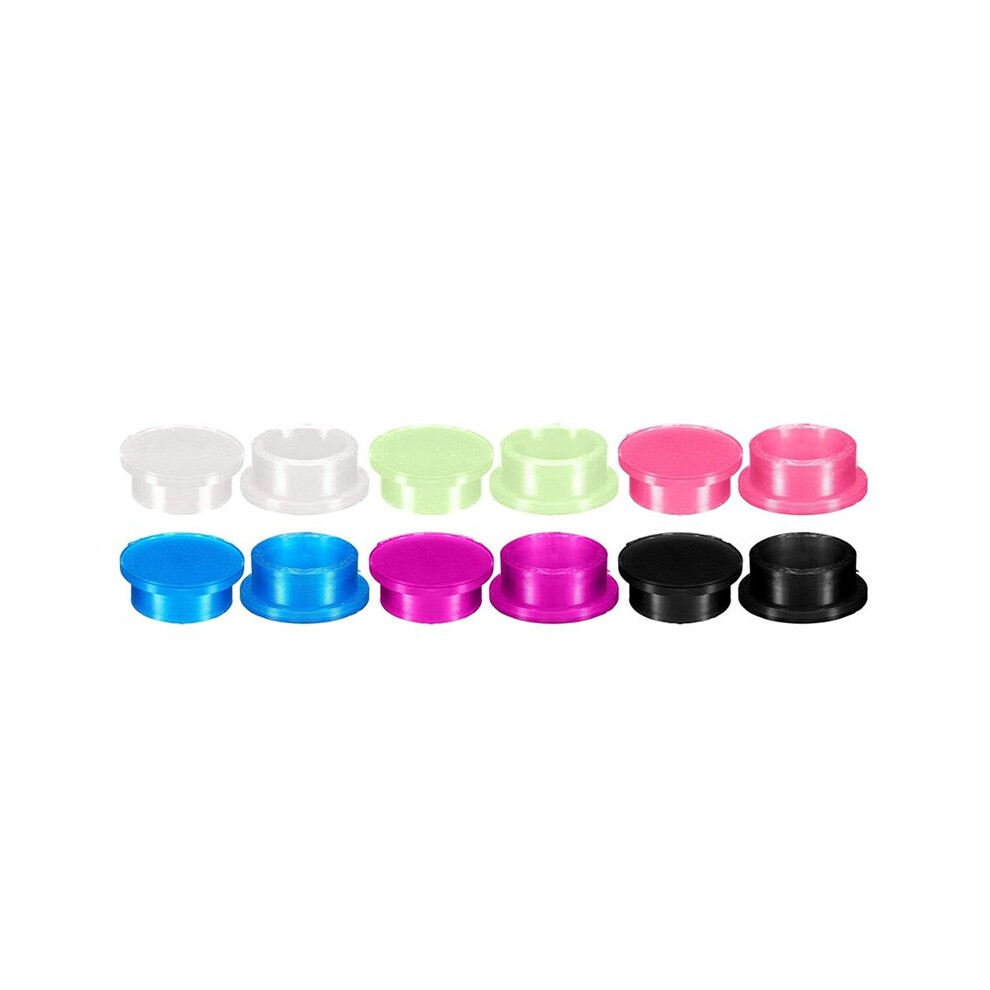 12 Pack Vials Caps 3Ml Glass Protective Vial Caps Vial Adapter, Lids Cover Reusable For 3Ml Injection Vials Storage Cap Brecantia