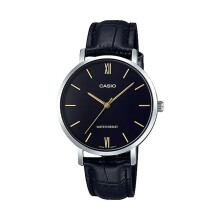 CASIO COLLECTION Mod. MINIMAL, LEATHER - BLACK