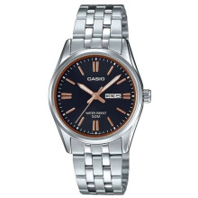 CASIO COLLECTION Mod. LADY DATE - BLACK, BRONZE INDEXES