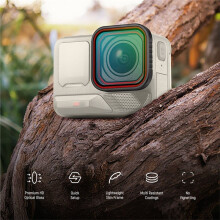 1/4 Zwart Mist Diffusion Filter voor  Ace Pro 2 Verbetert de Beelden HD Optisch Glas Action Camera Lens Accessoire