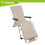 Opklapbare tuinstoel met kussen, 3 standen, beige 11