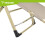 Opklapbare tuinstoel met kussen, 3 standen, beige 13