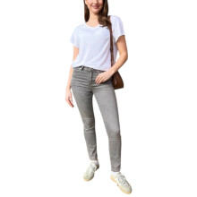 (Grey, UK 12) M&S Lily Slim Denim Jeans Pant Ladies Slim