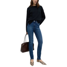 (Mid Blue, UK 12) M&S Lily Slim Denim Jeans Pant Ladies Slim