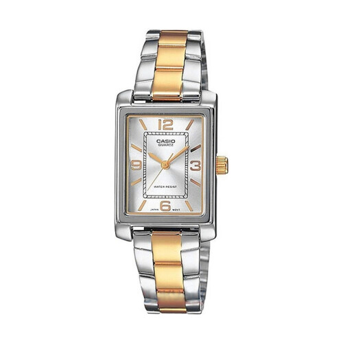 CASIO COLLECTION Mod. TANK, STEEL&GOLD - ARGENTEE 1