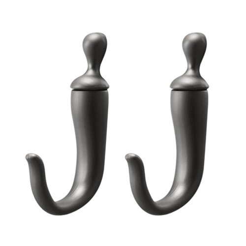 Multipurpose Easy Install Pepper Shaped Hook Adhesive-Gray
