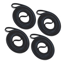 Set of 4 Multiple Brand Dryer Belt Seamless Fit Resists-black