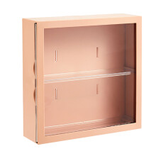 Vitrine de rangement pour figurines en vinyle, grande boîte murale transparente, design rectangulaire multifonctionnel, résistante à la poussière