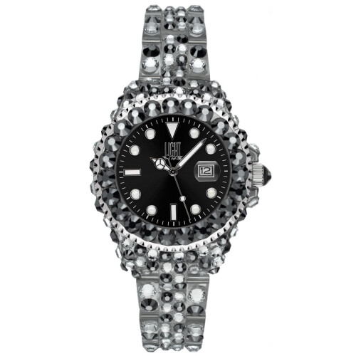 LIGHT TIME Mod. MEDITERRANEO - Full Strass / Black