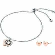 MICHAEL KORS PREMIUM SILVER COLLECTION Mod. MKC1257AN931 Special Pack + Earring