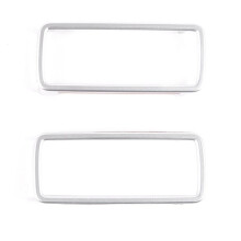 2PCS Car Trailer Tow Hook Hole Trim Frame for 90 110 2020-2023 Trailer Hitch Decor Sticker Cover