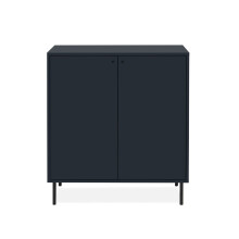Royal blue 2-door sideboard L80 cm - BOGOTA