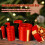 Annoying Screw Gift Box Set, HardtoOpen Money Puzzle Boxes, Bright Red Nesting 2 Pack 5