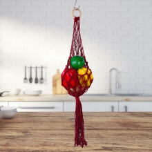 Macrame Frugt- og Grøntsagsnet – Bomuld, 1 stk.