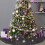 Saia de árvore de Natal de veludo com lantejoulas pretas, 91 cm (36 polegadas) 4