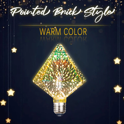 3D Fireworks LED Bulb E27 1 Pack 1