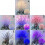 Luminárias de galho de salgueiro de 30 polegadas, 20 LEDs, alimentadas por bateria. 3