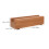 Wood Rectangular Mirror Base Indoor 11.8x3.1x2.6 in 1 pc 2