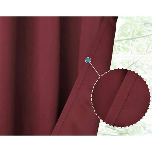 Mörkläggningsgardin i polyester 135x33 cm 2