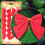 12pcs 6cm Christmas Bows Gold Silver Red Blue 2