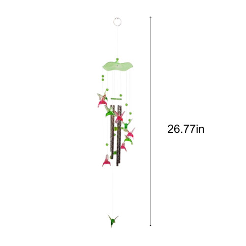 Διακοσμητικό Κουδούνι Ρητίνης Blue Bird Wind Chime 1 Τεμάχιο 2